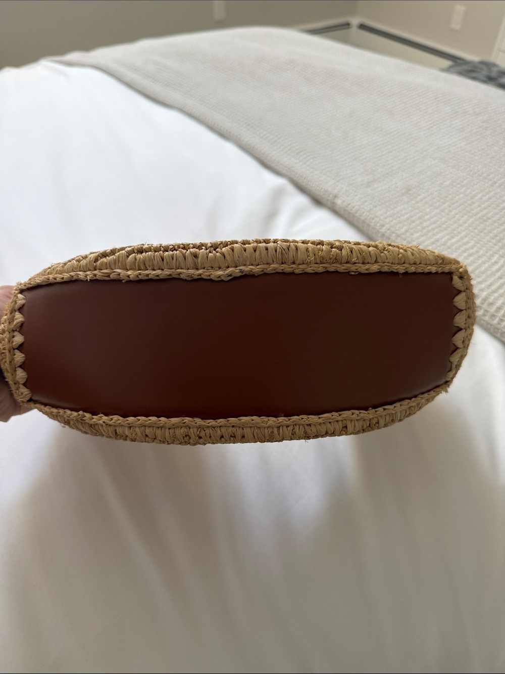 STAUD MOON RAFFIA BAG NATURAL RAFFIA - Picture 2 of 7